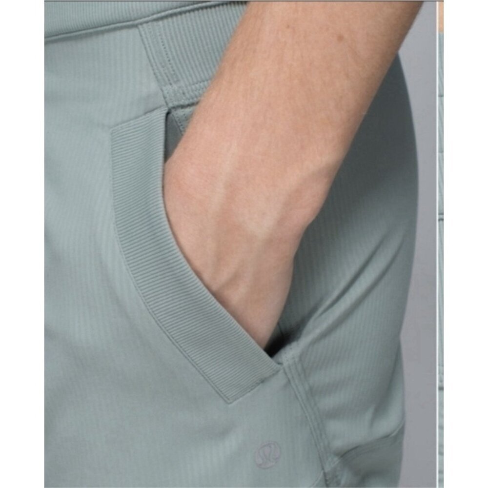 Lululemon Studio Crop Earl Grey Womens 4 Read - Picture 13 of 14
